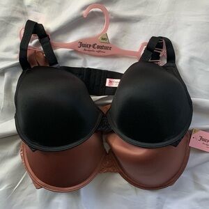 NWT Juicy Couture Lace Push-up Bra Set